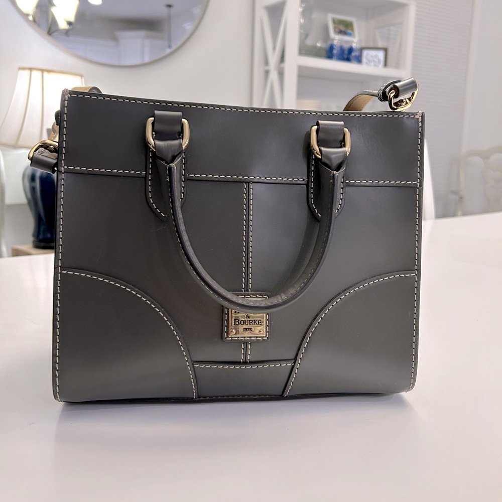 Dooney & Bourke Jayne Satchel- Gray